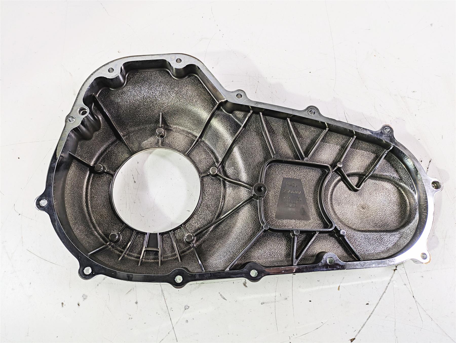 2015 Harley Touring FLHTKL E -Glide Low Outer Primary Clutch Cover 25700387 {{ shop.shopifyCountryName }} - Mototech271