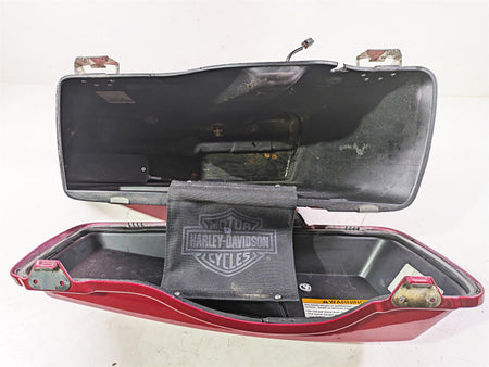 2007 Harley Touring FLHTCU SE CVO E-Glide Right Saddlebag Cherry Black Ice 88277-07 {{ shop.shopifyCountryName }} - Mototech271