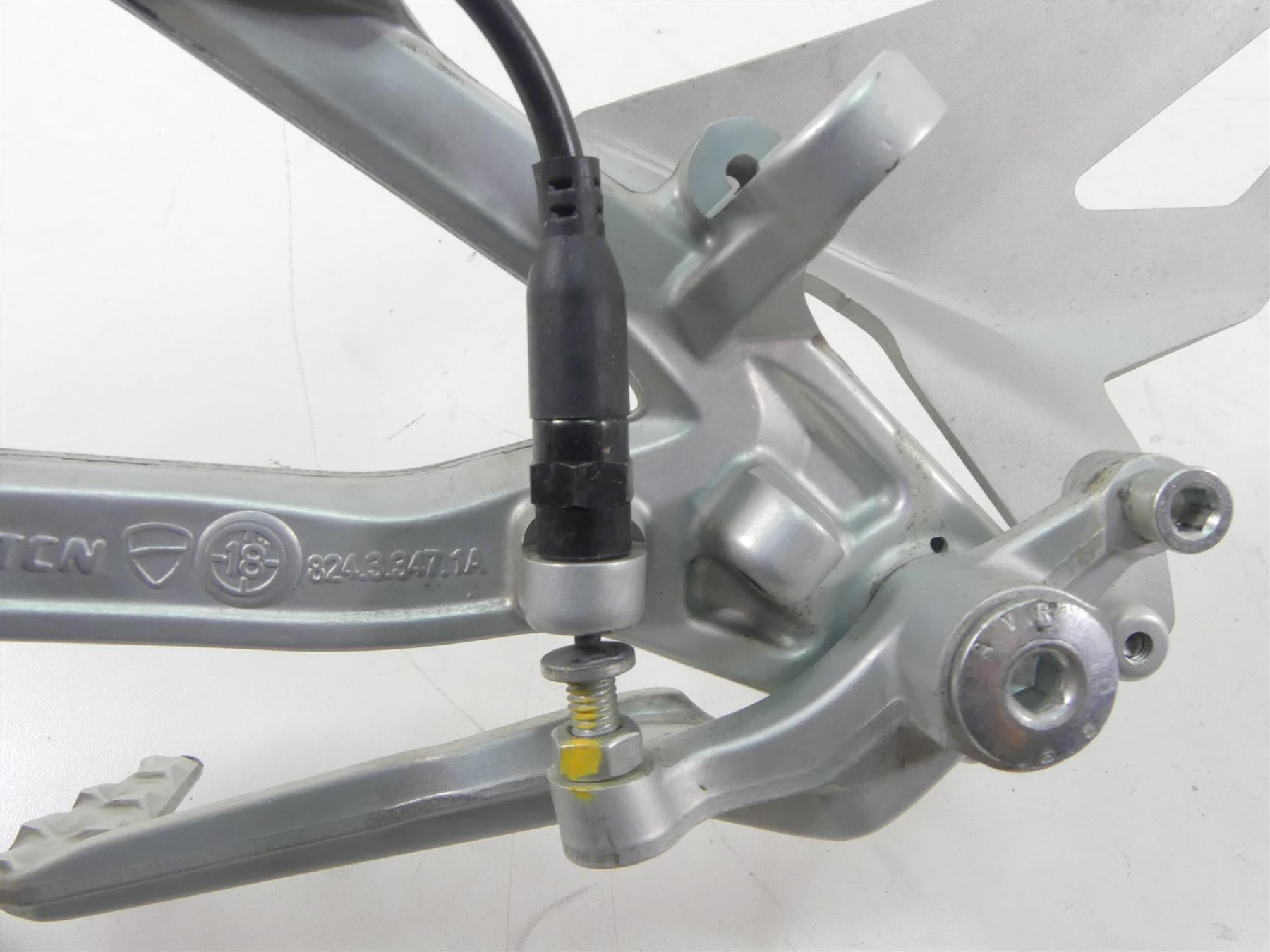 2018 Ducati Panigale 1100 V4 S Right Footpeg & Brake Pedal 82413471BA 45710991BA {{ shop.shopifyCountryName }} - Mototech271