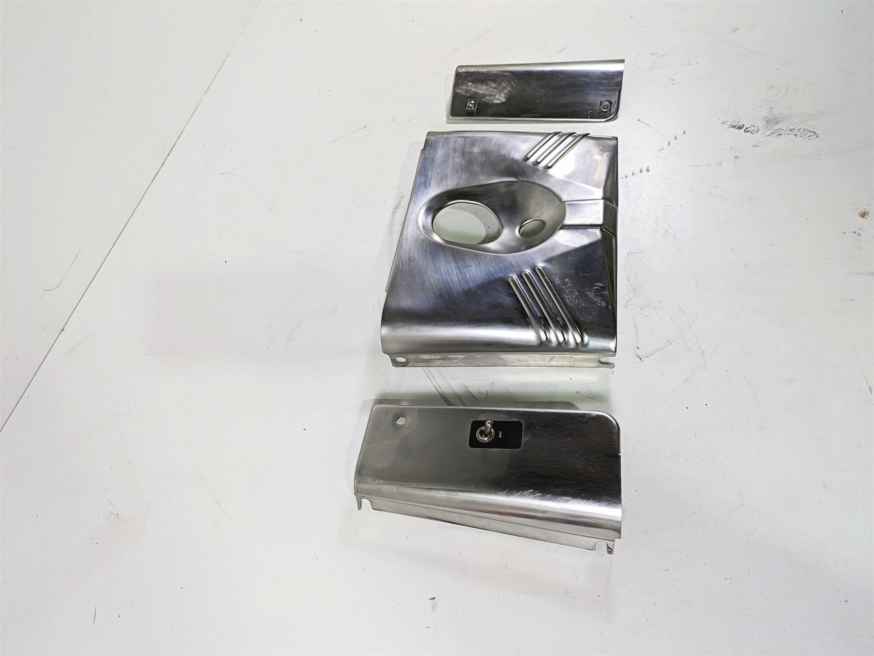2008 Harley FLSTC Softail Heritage Headlight Head Light Cover Set 67808-86 {{ shop.shopifyCountryName }} - Mototech271