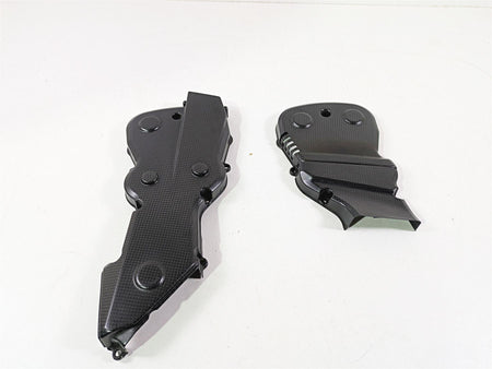 2013 Ducati Hypermotard 821 SP Carbon Fiber Timing Belt Cover Set 24511401A {{ shop.shopifyCountryName }} - Mototech271