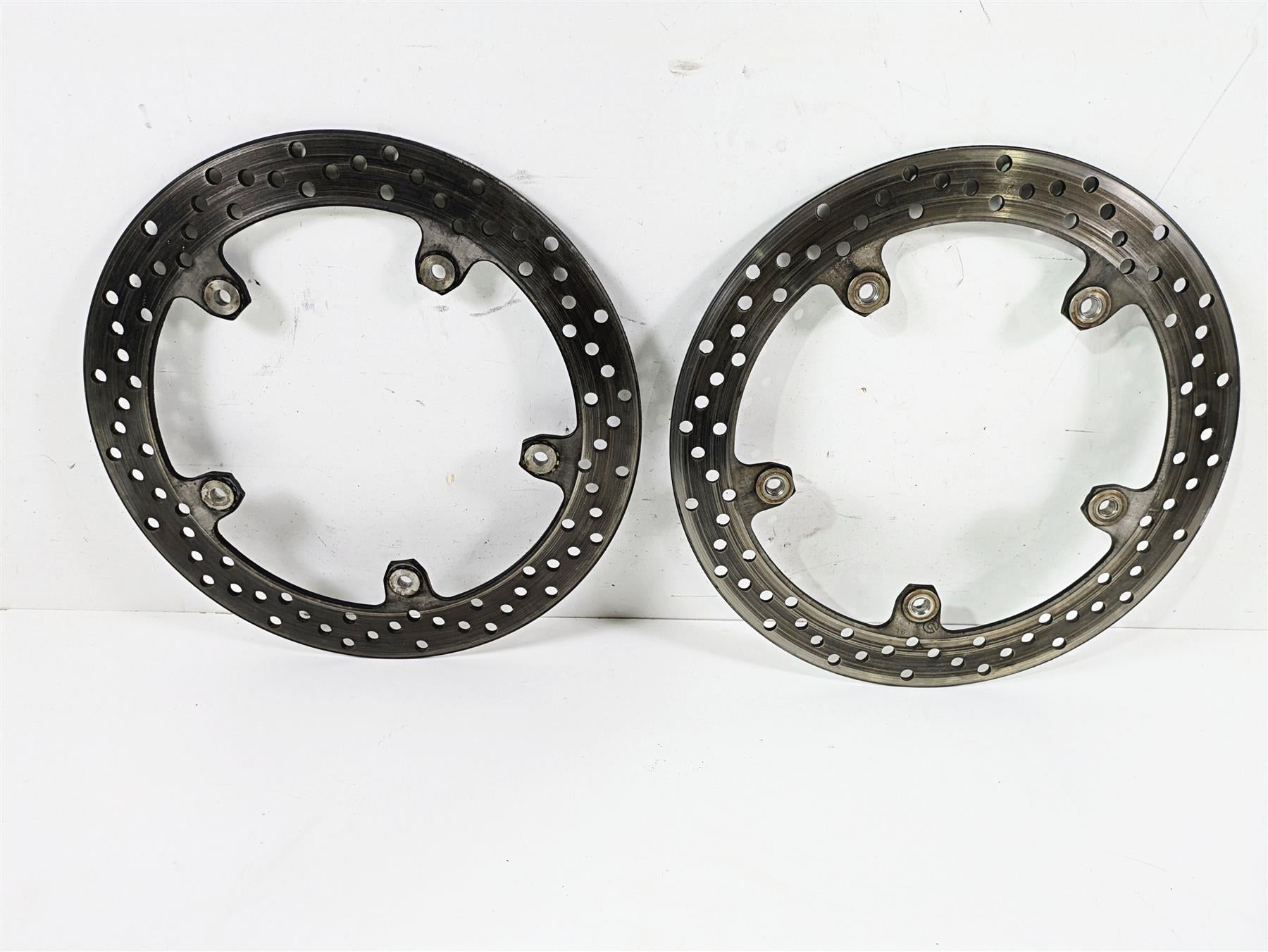 2010 BMW R1200RT K26 Front Brembo Brake Disc Rotor Set 320mm 34117711428 {{ shop.shopifyCountryName }} - Mototech271