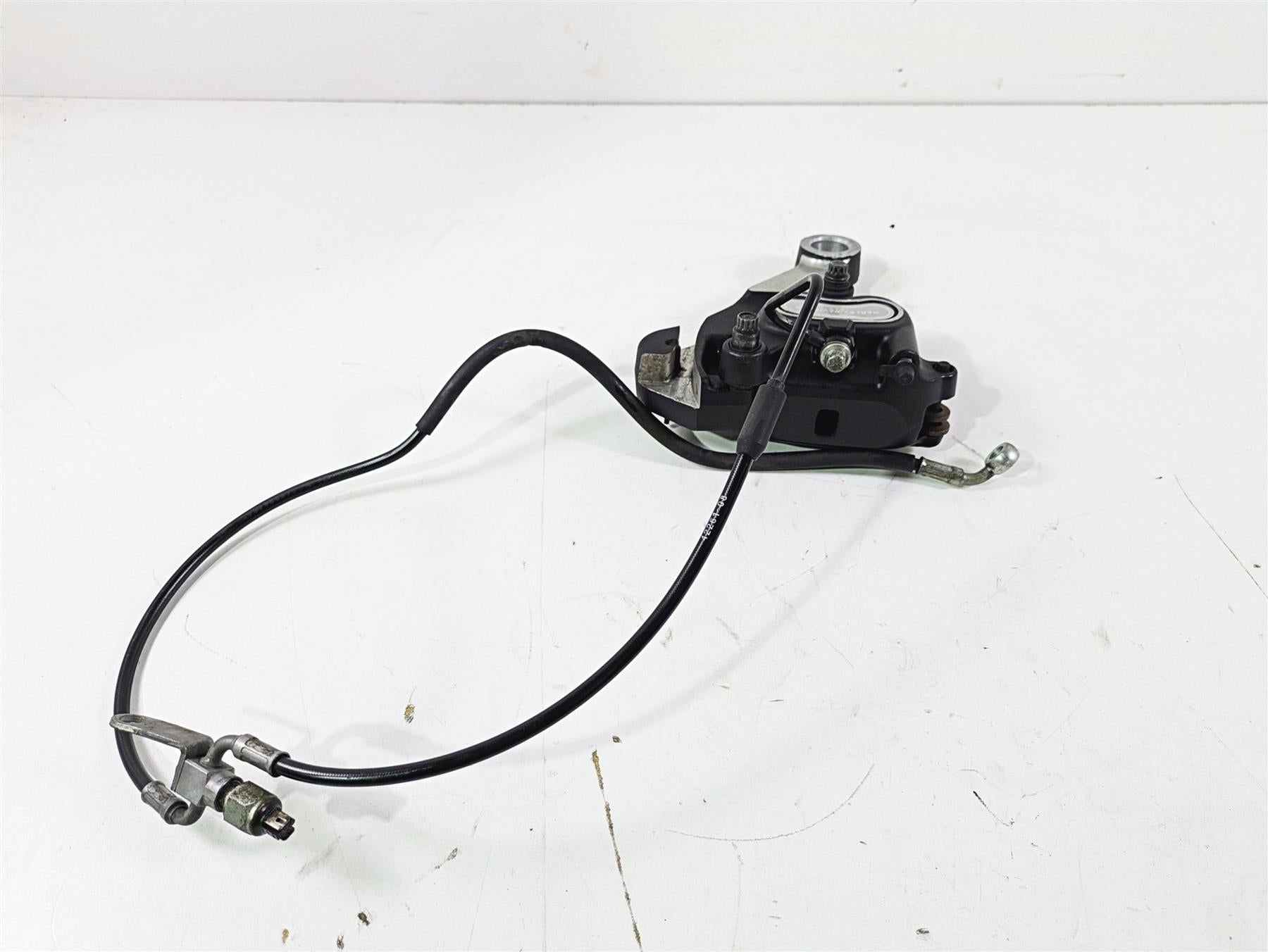 2008 Harley FLSTC 105TH Softail Heritage Rear Brake Caliper + Mount 40908-08 {{ shop.shopifyCountryName }} - Mototech271