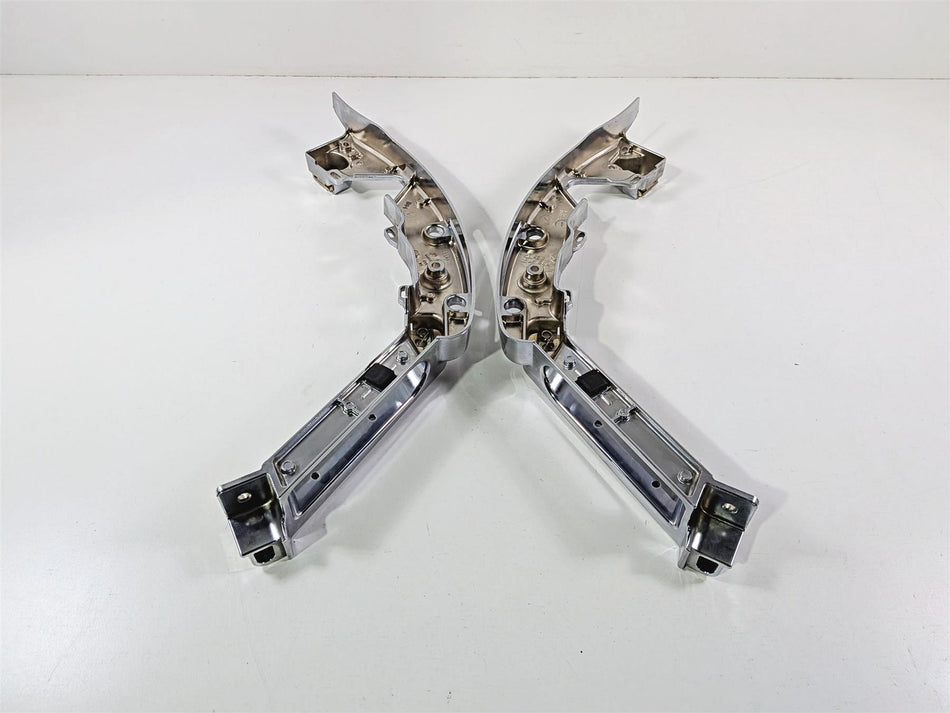 2014 Harley Touring FLHTK Electra Glide Rear Chrome Saddlebag Holder 90200503-Mototech271