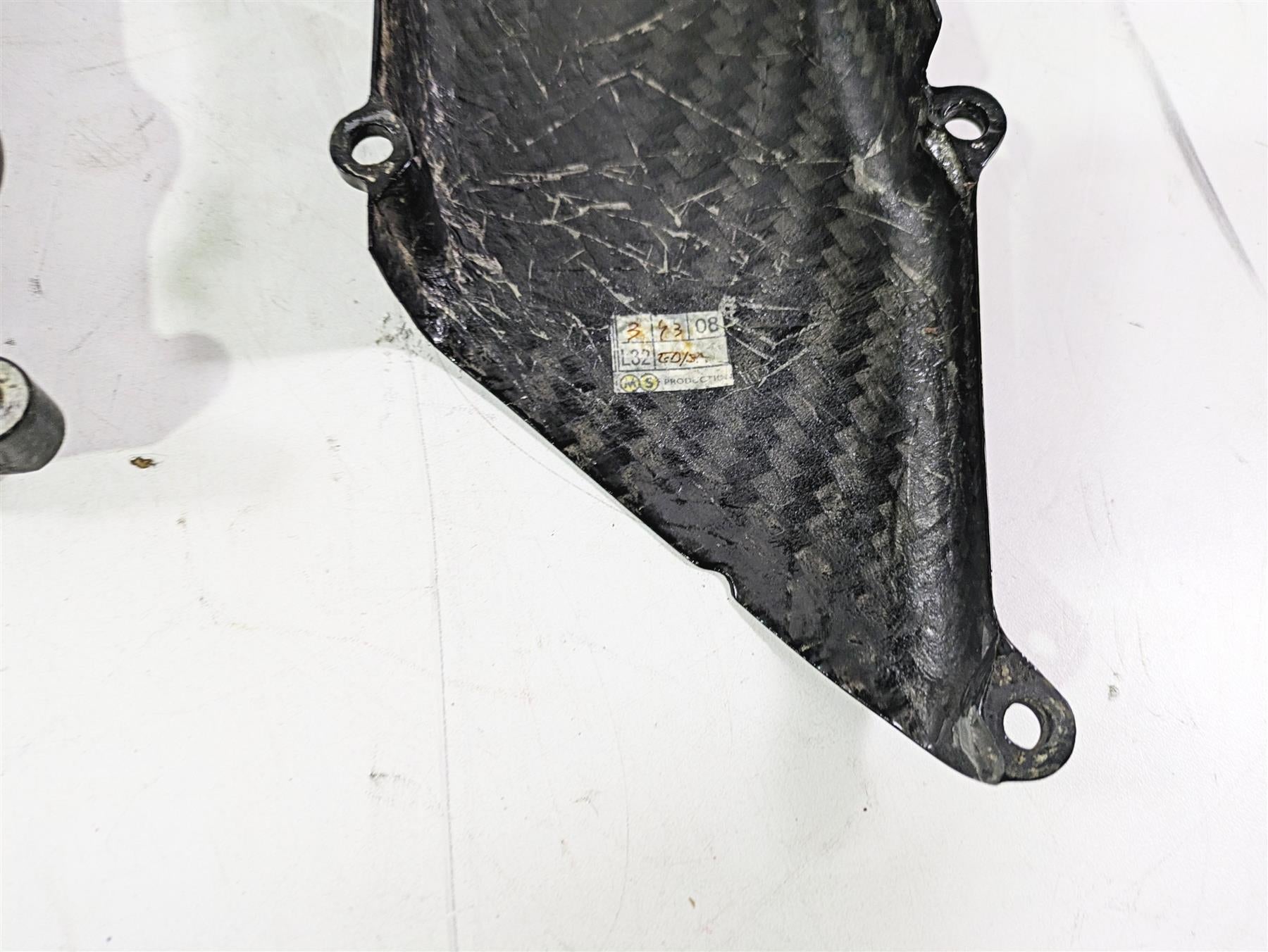 2009 Ducati Monster 1100 S Carbon Fiber Timing Belt Cover 24510881A 24510871A {{ shop.shopifyCountryName }} - Mototech271