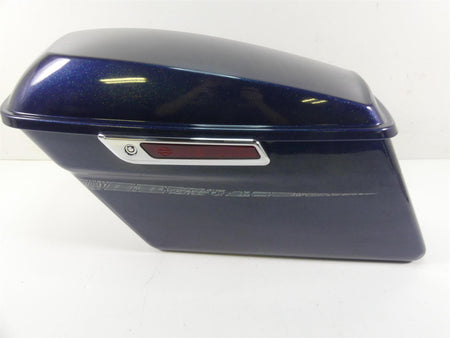 2016 Harley Touring FLHR Road King Left Saddlebag Cosmic Blue Pearl 90200414 {{ shop.shopifyCountryName }} - Mototech271
