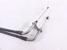 Load image into Gallery viewer, 2015 Ducati Diavel Dark Right Left Throttle Grip Cable Set 65420161A
