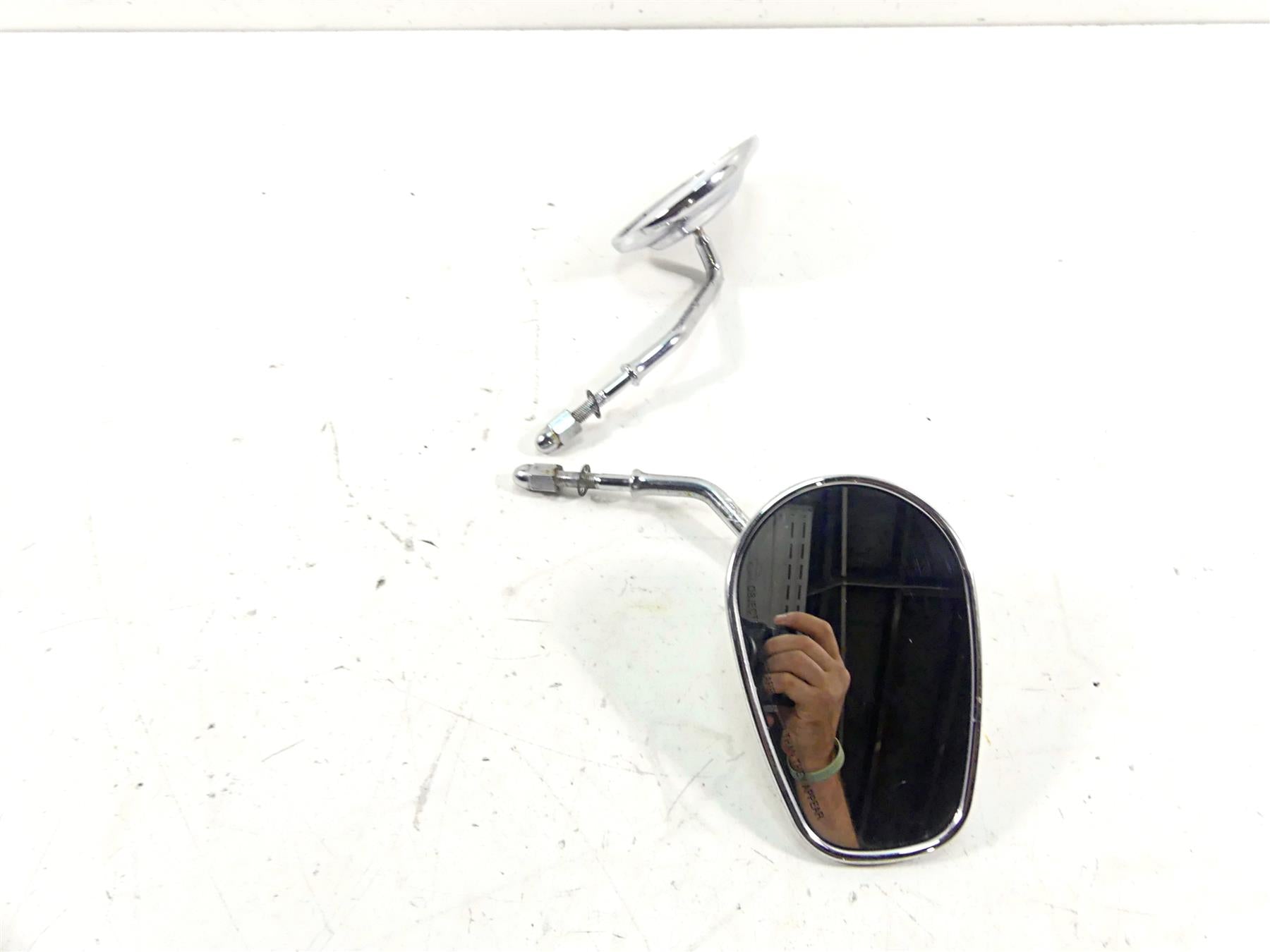 2010 Harley Touring FLHRC Road King Chrome Rear View Mirror Set 91845-03B {{ shop.shopifyCountryName }} - Mototech271