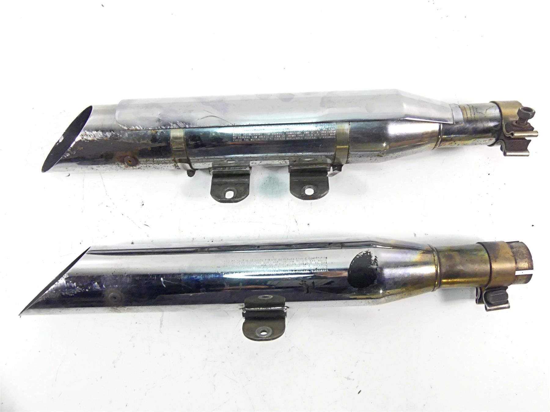 2002 Harley FLSTCI Softail Heritage Screamin Eagle Slash Cut Slip On Pipe Set {{ shop.shopifyCountryName }} - Mototech271
