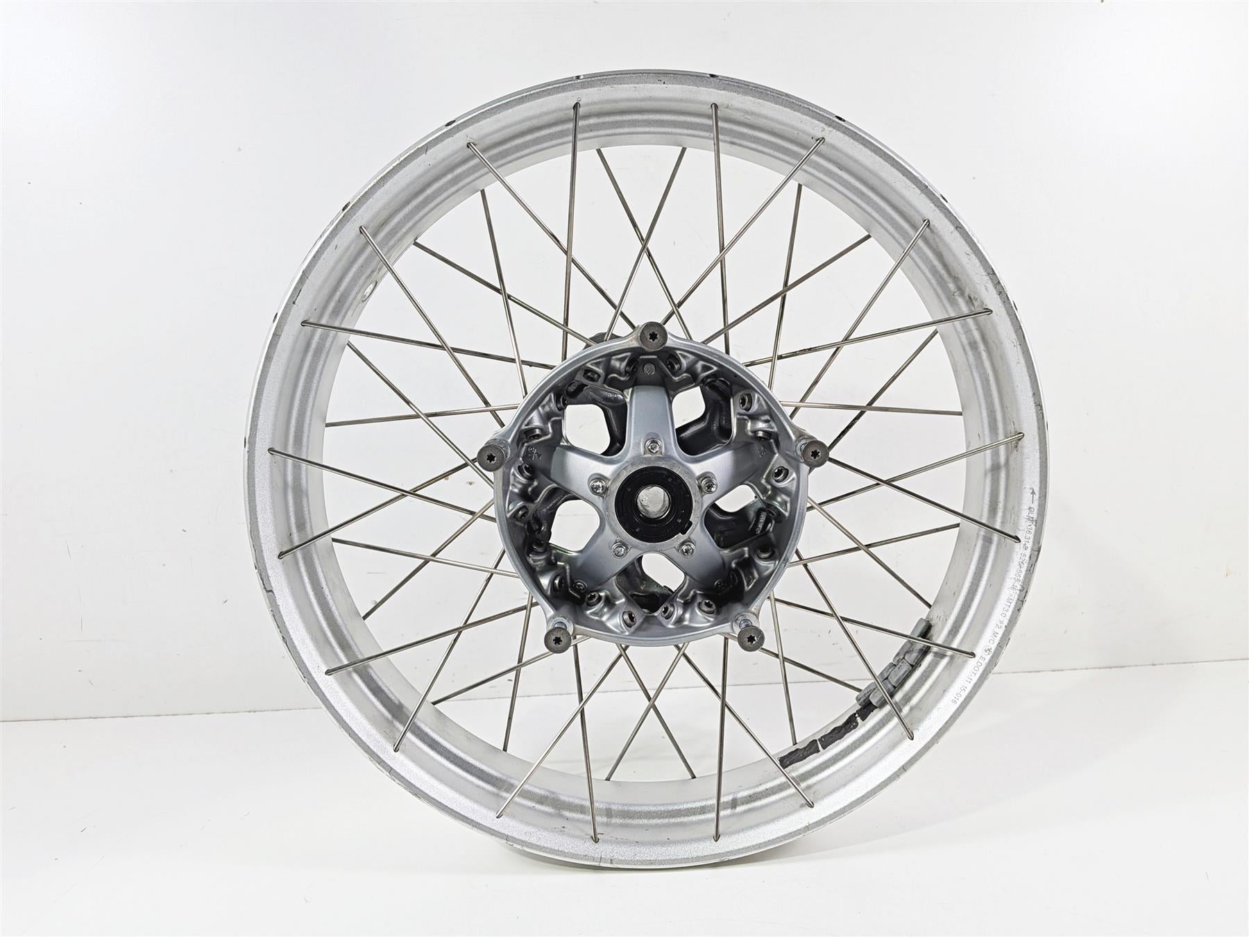 2016 BMW R1200 GS K50 19x3 Spoke Front Wheel Rim 36318528530 36318528529 {{ shop.shopifyCountryName }} - Mototech271