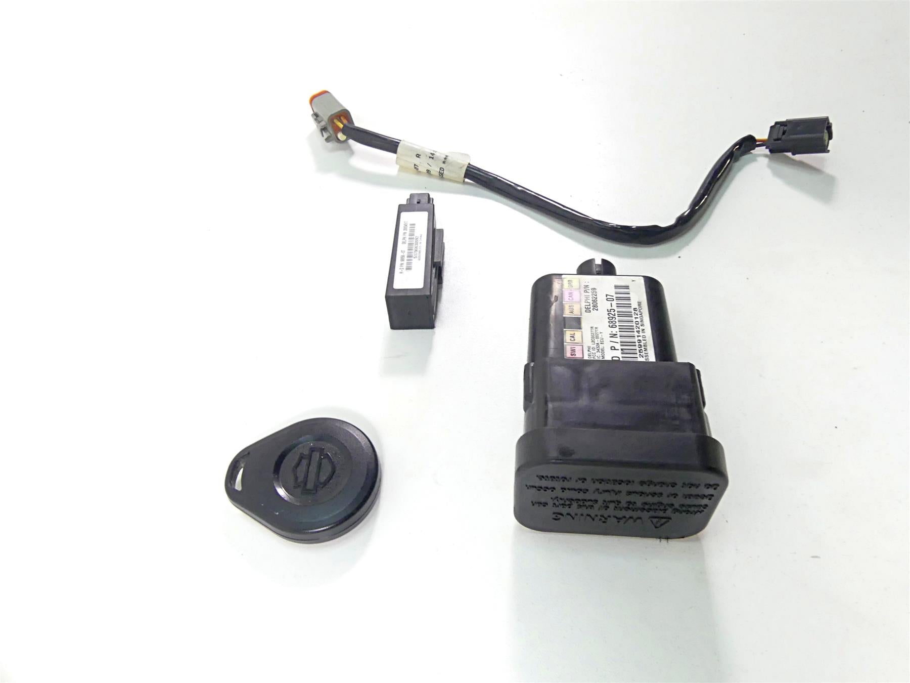 2010 Harley FXDF Dyna Fat Bob Tssm Security Module Fob Antenna Set 68925-07 {{ shop.shopifyCountryName }} - Mototech271