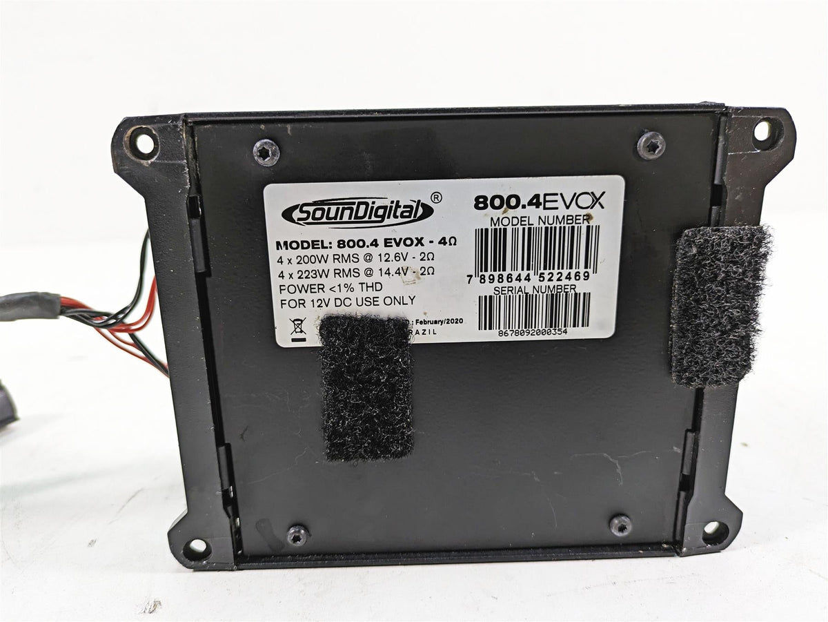 2019 Harley Touring FLHX Street Glide SounDigital Amplifier Amp 200W 800.4Evox {{ shop.shopifyCountryName }} - Mototech271