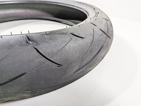 Used Front Motorcycle Tire Dunlop Sportmax Roadsport 2 120/70-R17 58W DOT2624 45238704-Mototech271