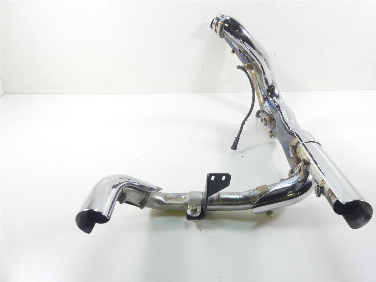 2009 Harley FLHTCU SE4 CVO E-Glide Vance Hines Power Duals Exhaust Header 46332 {{ shop.shopifyCountryName }} - Mototech271