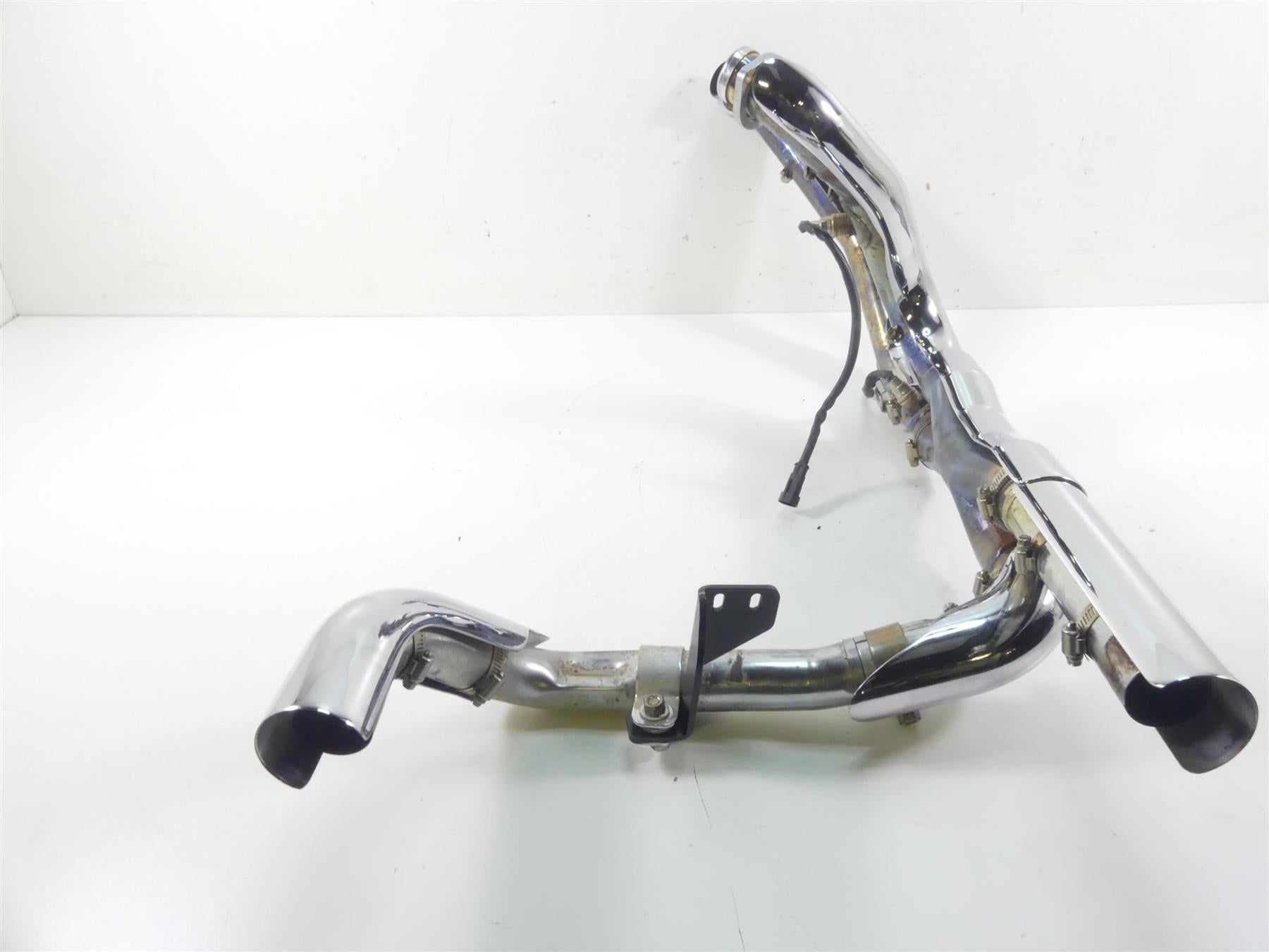 2009 Harley FLHTCU SE4 CVO E-Glide Vance Hines Power Duals Exhaust Header 46332 {{ shop.shopifyCountryName }} - Mototech271