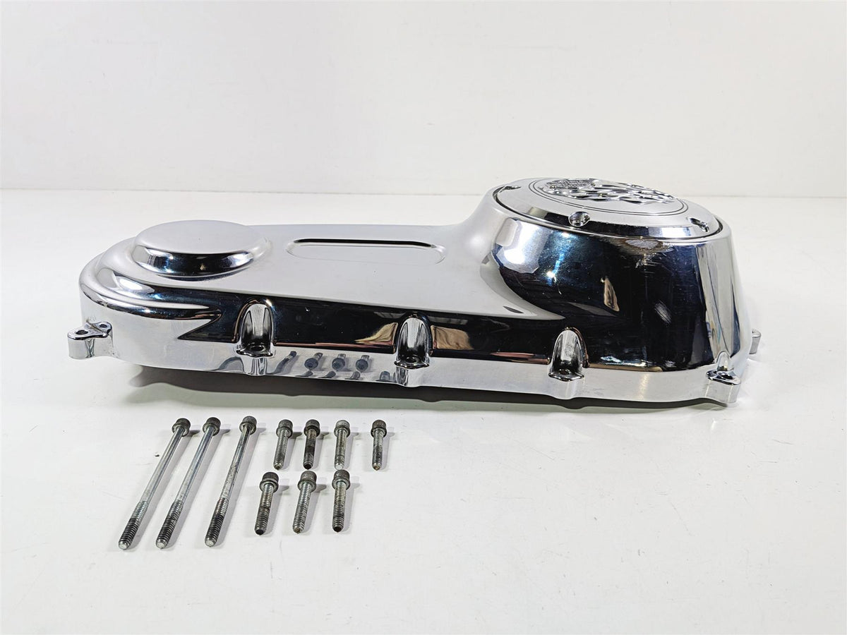 2008 Harley FXDSE CVO Dyna Chrome Outer Primary Drive Clutch Cover 60784-06-Mototech271
