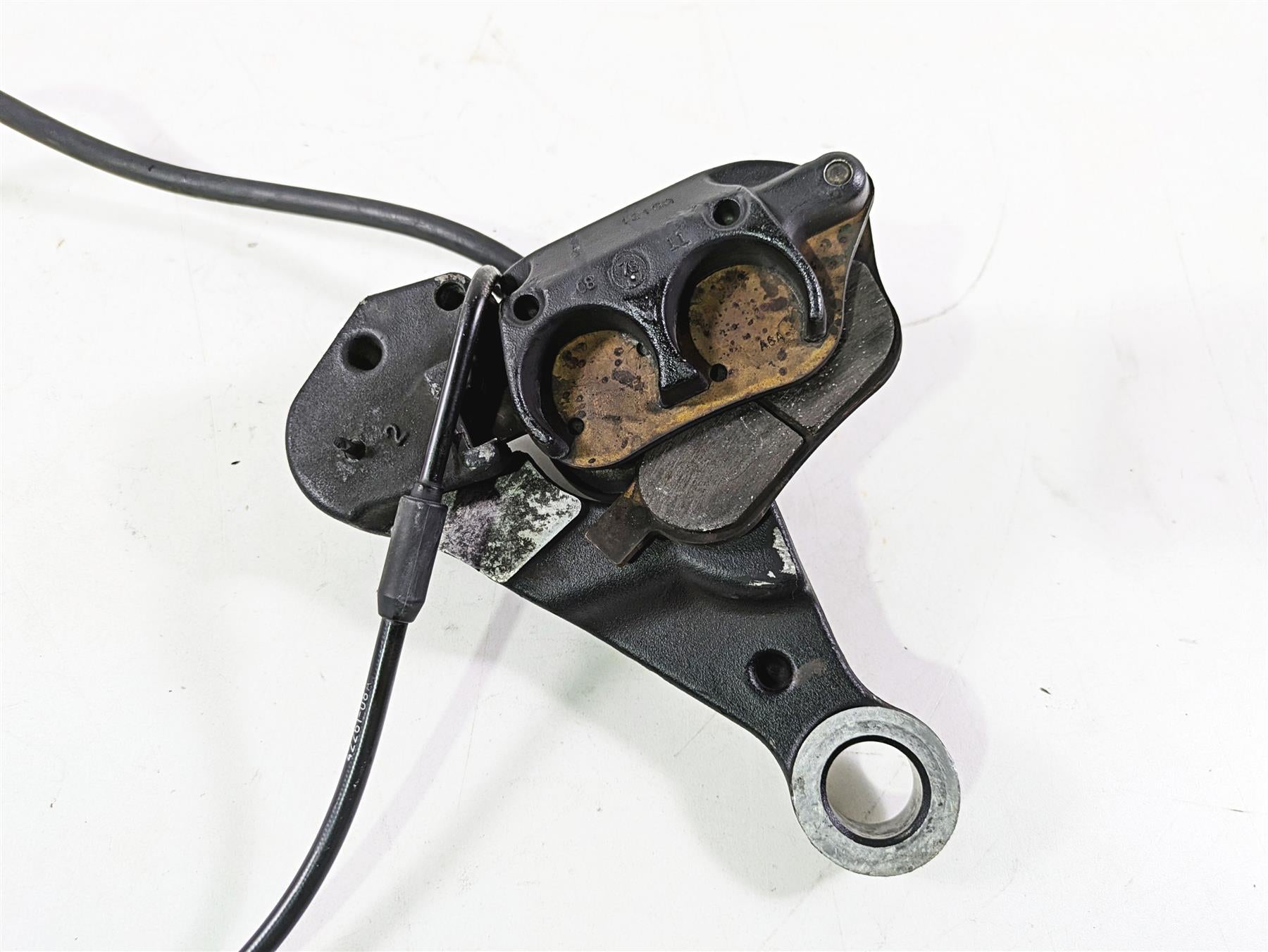 2008 Harley FLSTSB Cross Bones Rear Brake Caliper & Bracket 40908-08 {{ shop.shopifyCountryName }} - Mototech271