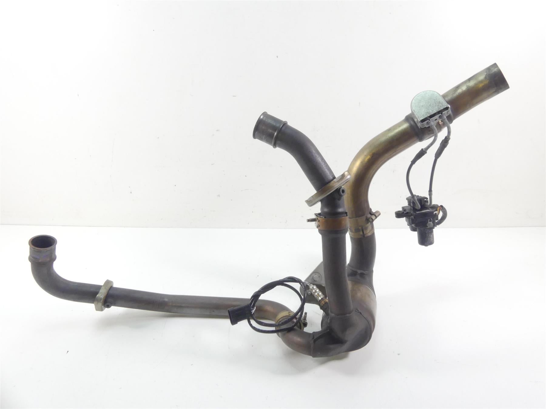 2008 Ducati Hypermotard 1100 Oem Exhaust Pipe Header Manifold + Servo 57221451A {{ shop.shopifyCountryName }} - Mototech271