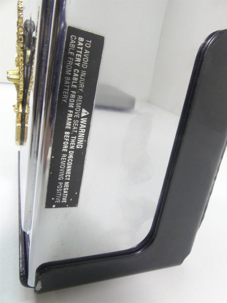 1999 Harley Dyna FXDL Low Rider Battery Tray Holder & Chrome Cover 66375-97 {{ shop.shopifyCountryName }} - Mototech271