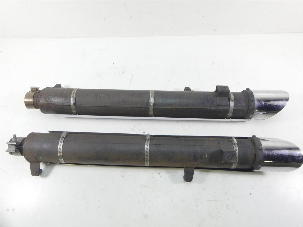 2011 Victory Vision Tour Oem Exhaust Muffler Silencer Pipe Set 1262226 1262225 {{ shop.shopifyCountryName }} - Mototech271