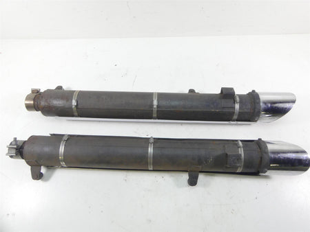 2011 Victory Vision Tour Oem Exhaust Muffler Silencer Pipe Set 1262226 1262225 {{ shop.shopifyCountryName }} - Mototech271