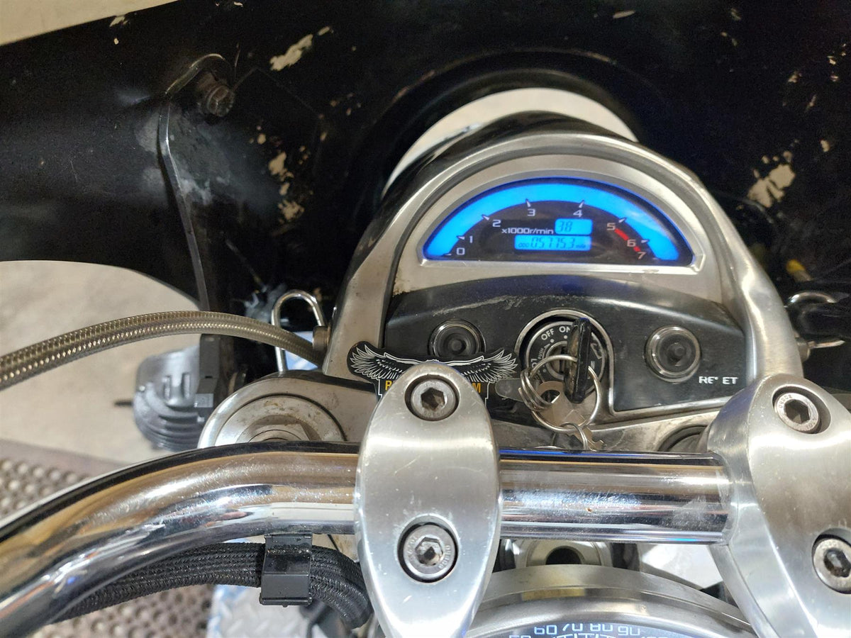 2004 Yamaha XV1700 Road Star Warrior Tachometer Tacho 57K 5PX-8358G-21 {{ shop.shopifyCountryName }} - Mototech271