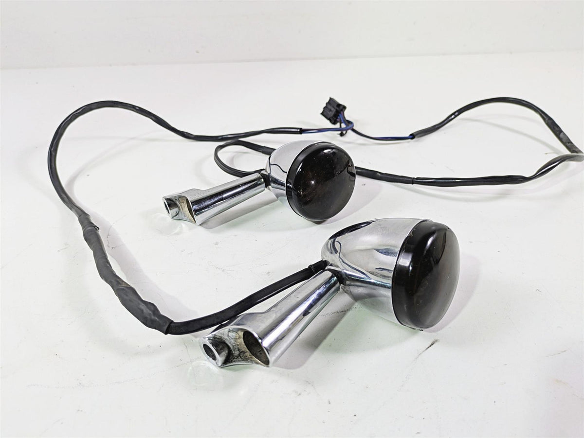 1999 Harley Dyna FXDL Low Rider Front Smoked Led Blinker Turn Signals 68709-94 {{ shop.shopifyCountryName }} - Mototech271
