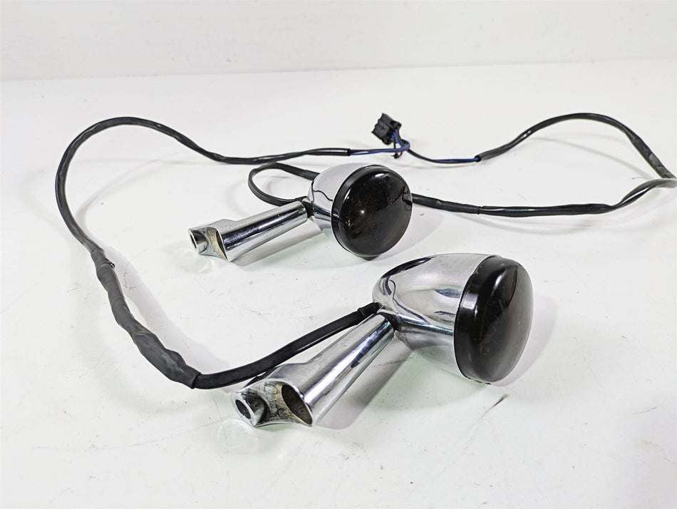 1999 Harley Dyna FXDL Low Rider Front Smoked Led Blinker Turn Signals 68709-94 {{ shop.shopifyCountryName }} - Mototech271