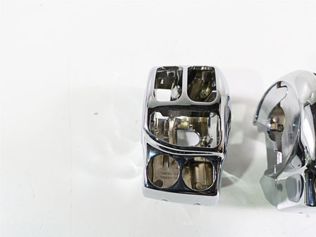 2017 Harley Touring FLHTKSE CVO E-Glide Chrome Control Switch Cover Set 71500341 {{ shop.shopifyCountryName }} - Mototech271