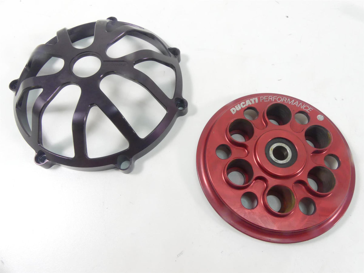 2008 Ducati 1098 S Performance Red Clutch Pressure Plate & Cover 19420491A {{ shop.shopifyCountryName }} - Mototech271