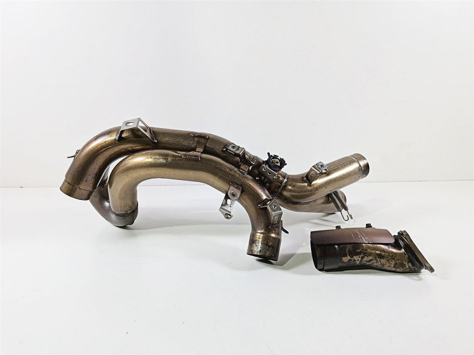 2008 Ducati 1098 SBK Stock Exhaust Header Pipe Set - Read 57012604B