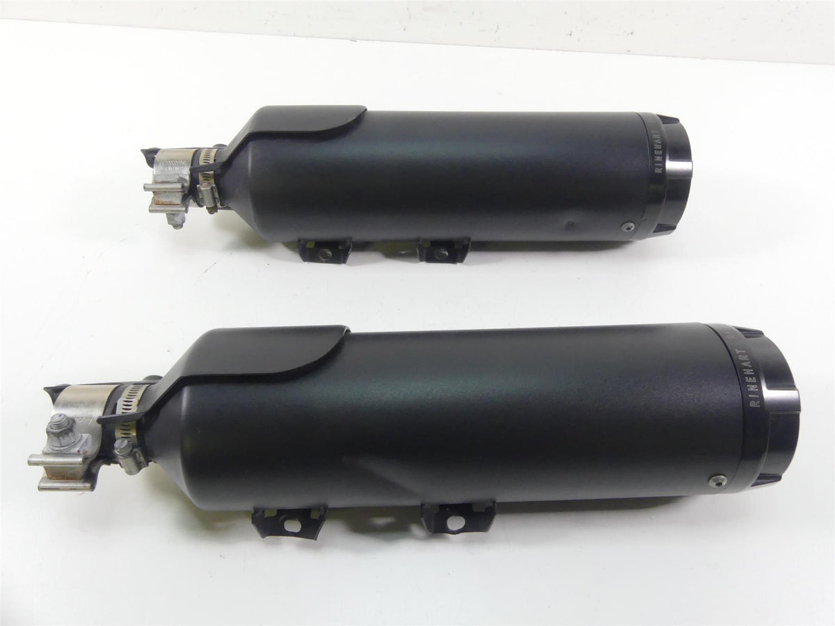 2018 Harley Softail FXFB Fat Bob Rinehart 4.5" Slip On Exhaust Muffler 500-1220 {{ shop.shopifyCountryName }} - Mototech271