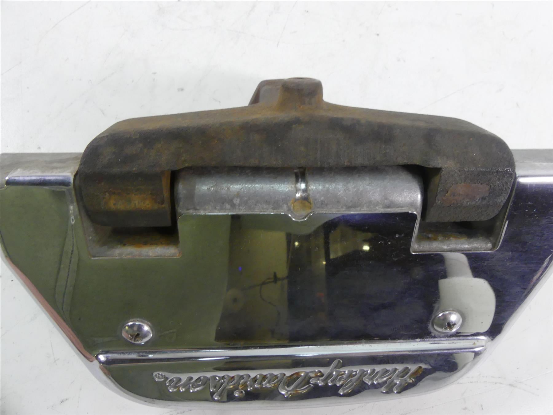 1989 Harley Touring FLTC Tour Glide Rear Passenger Chrome Floor Board 52713-91 {{ shop.shopifyCountryName }} - Mototech271