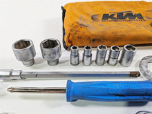 Load image into Gallery viewer, 2005 KTM 950 LC8 Adventure Oem Stock Tool Kit Bag Set
