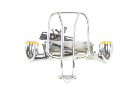 2006 Harley Sportster XL1200 C Rear Six Pack Rack Blinker Plate Holder Set {{ shop.shopifyCountryName }} - Mototech271