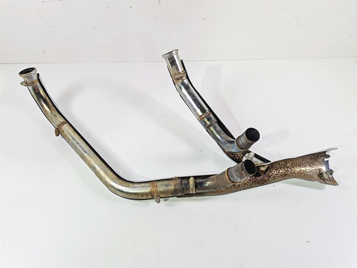 2008 Kawasaki VN1600 Vulcan Nomad Stock Exhaust Header Set 18049-1906 18088-1100 {{ shop.shopifyCountryName }} - Mototech271