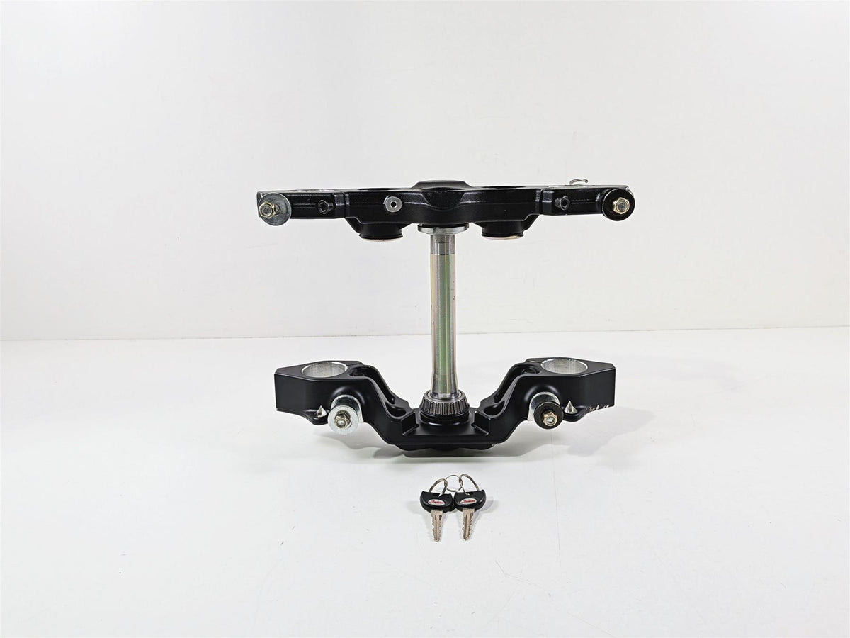 2015 Indian Chieftain Upper & Lower Triple Tree + Lock & Key Set - Read 1824619-Mototech271