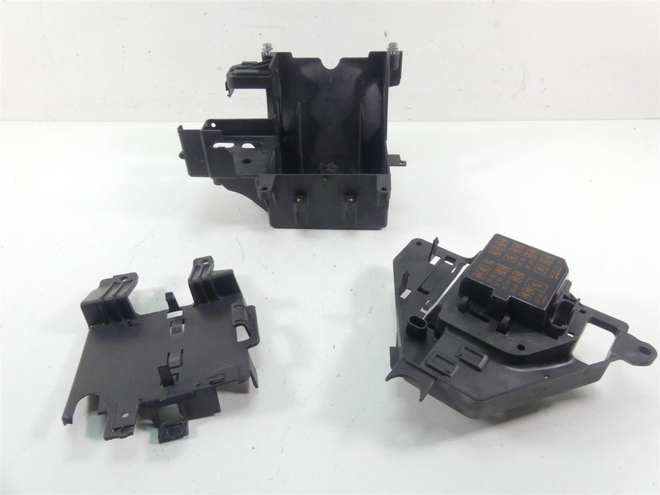 2012 Harley Touring FLHTK Electra Glide Battery Tray Electrical Holder 66281-09B {{ shop.shopifyCountryName }} - Mototech271
