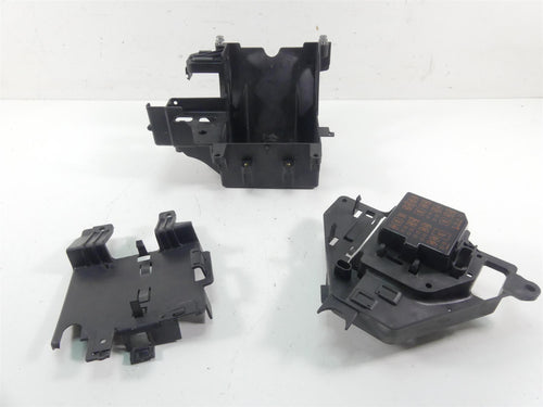 2012 Harley Touring FLHTK Electra Glide Battery Tray Electrical Holder 66281-09B | Mototech271