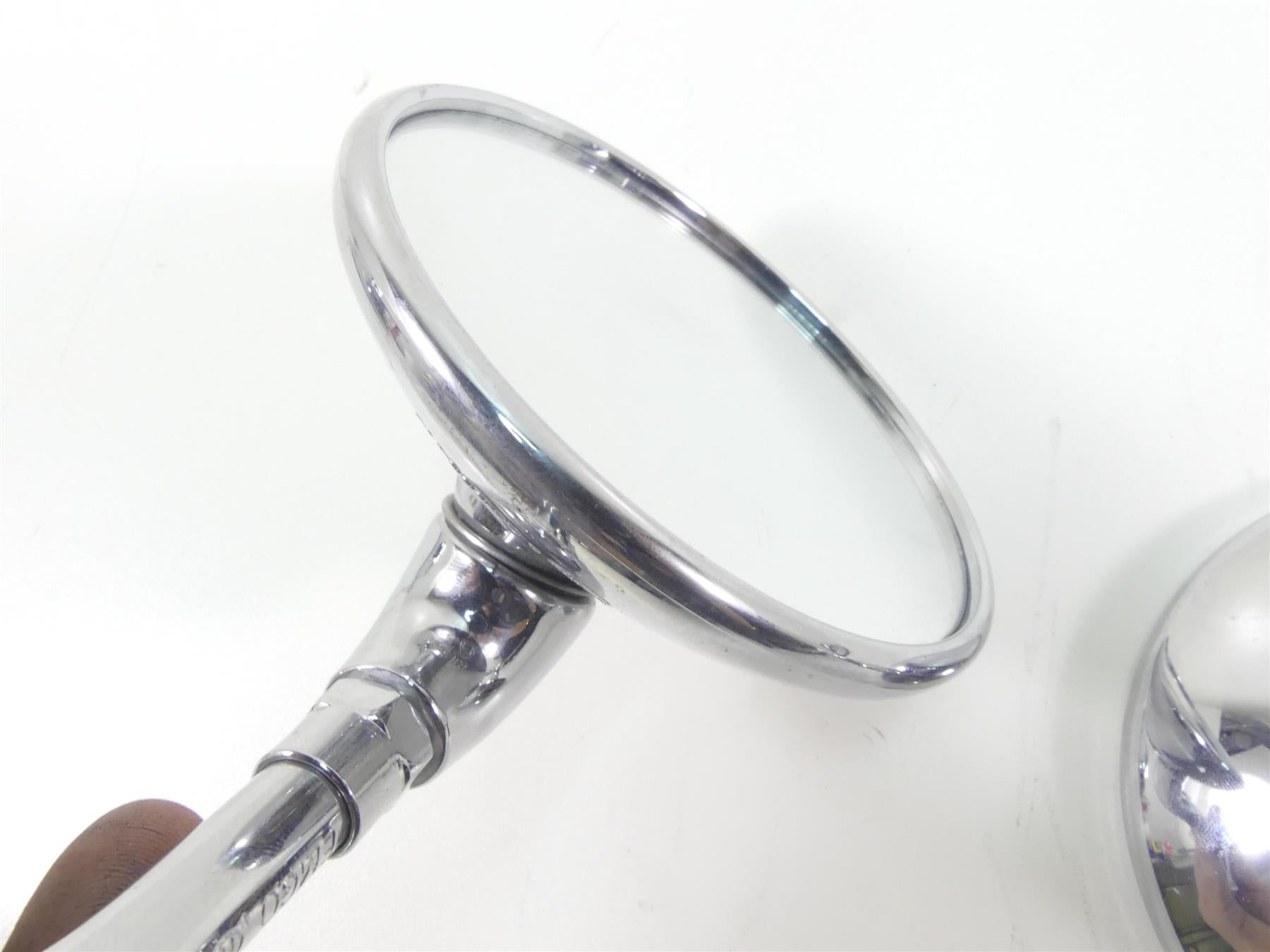 2002 Triumph Bonneville America Round Rear View Mirror Set T2066682 {{ shop.shopifyCountryName }} - Mototech271