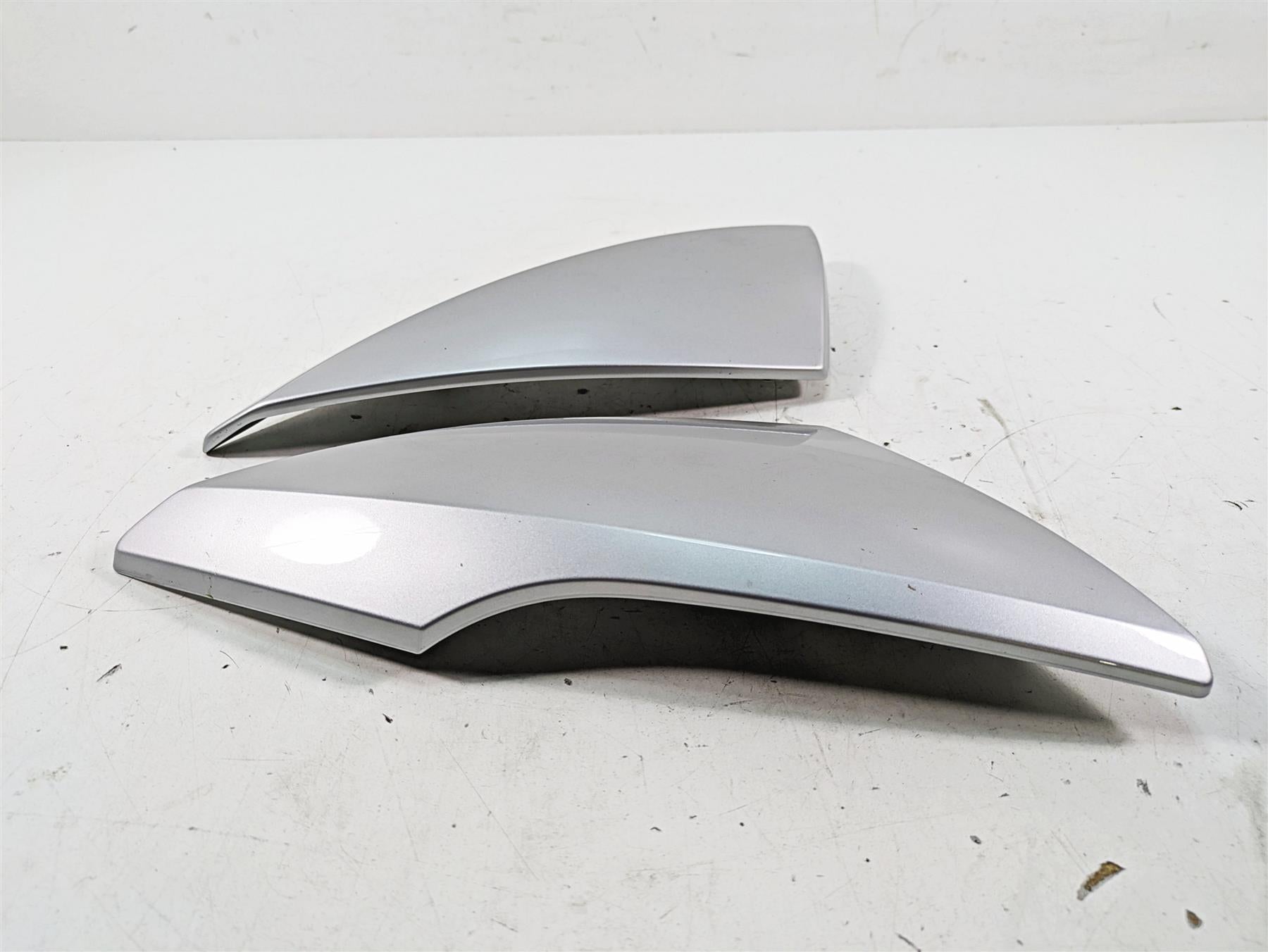 2007 BMW R1200RT K26 Left Right Mirror Cover Titan Silver 7697937 7697938 | Mototech271