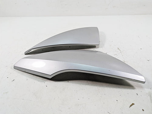 2007 BMW R1200RT K26 Left Right Mirror Cover Titan Silver 7697937 7697938 | Mototech271