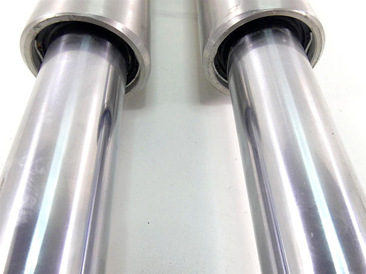 2003 Harley Touring FLHTCI E-Glide 100TH Front Fork Leg Set 41mm 46495-02A {{ shop.shopifyCountryName }} - Mototech271