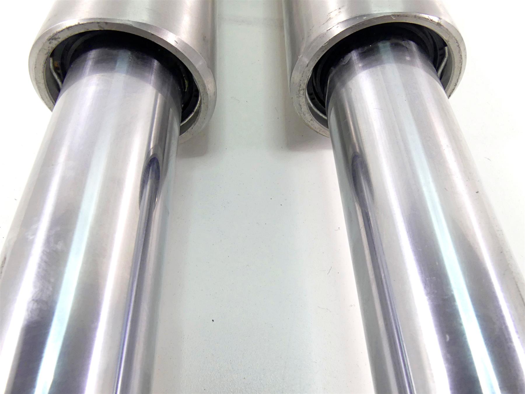 2003 Harley Touring FLHTCI E-Glide 100TH Front Fork Leg Set 41mm 46495-02A {{ shop.shopifyCountryName }} - Mototech271