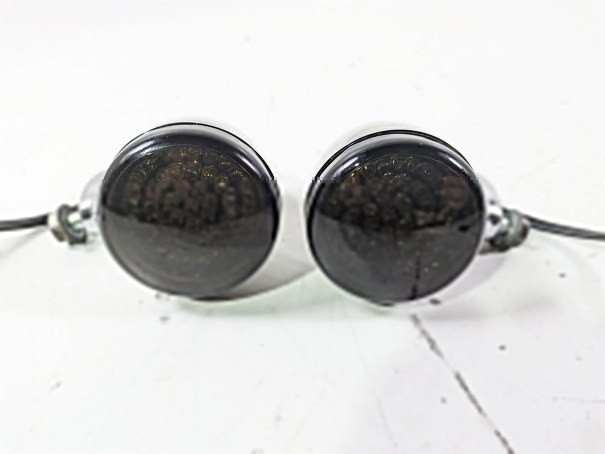 2007 Harley FXDWG Dyna Wide Glide Rear Smoked Led Blinkers Turn Signals 68977-00 {{ shop.shopifyCountryName }} - Mototech271