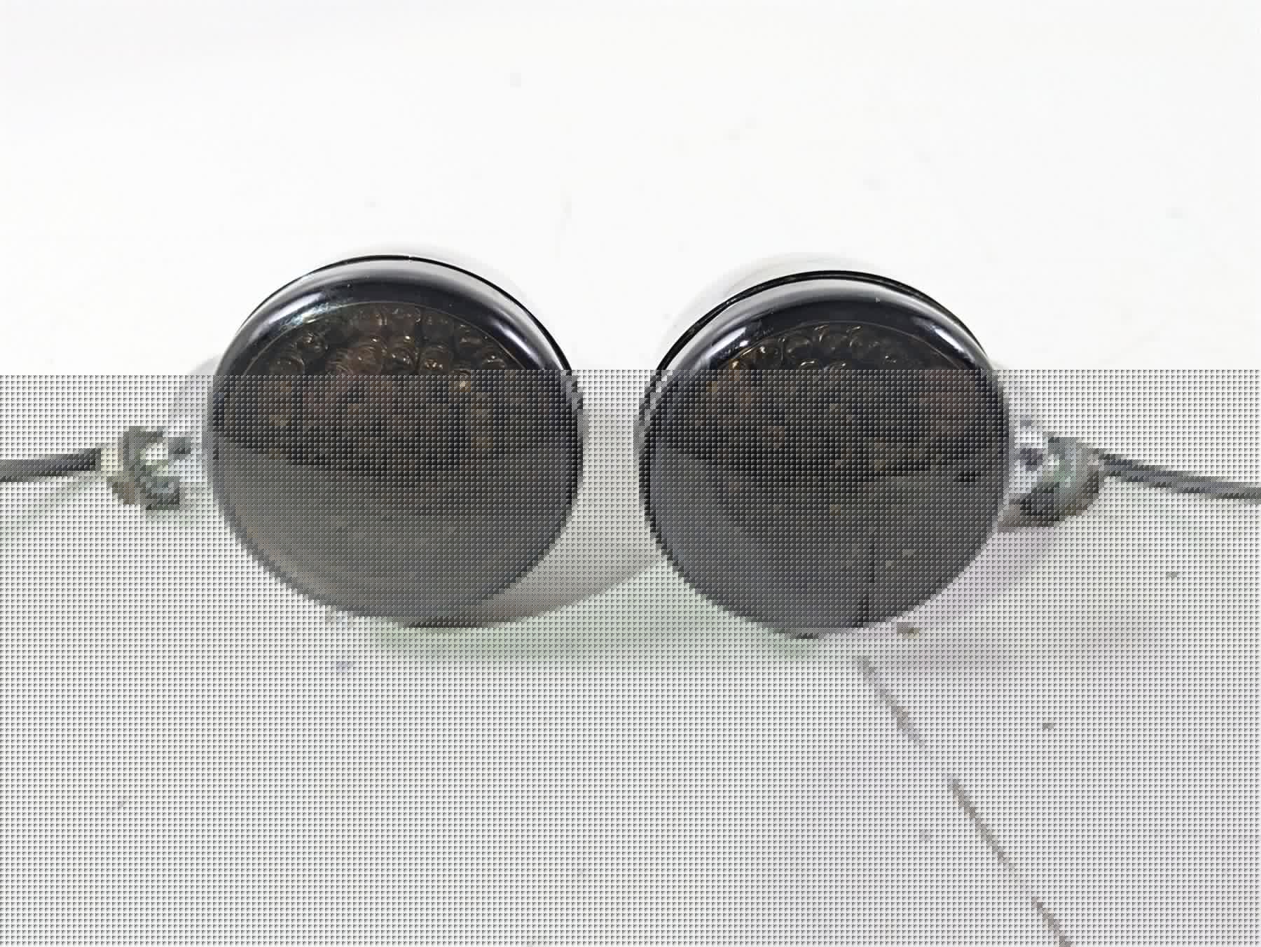 2007 Harley FXDWG Dyna Wide Glide Rear Smoked Led Blinkers Turn Signals 68977-00 {{ shop.shopifyCountryName }} - Mototech271
