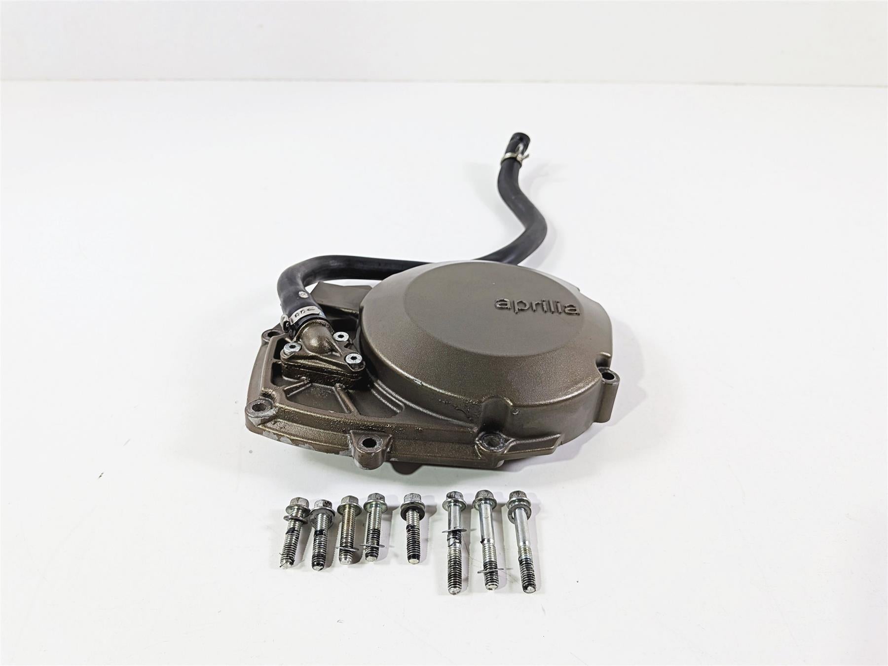 2014 Aprilia RSV4 RR Factory Alternator Generator Stator Cover 898466 {{ shop.shopifyCountryName }} - Mototech271
