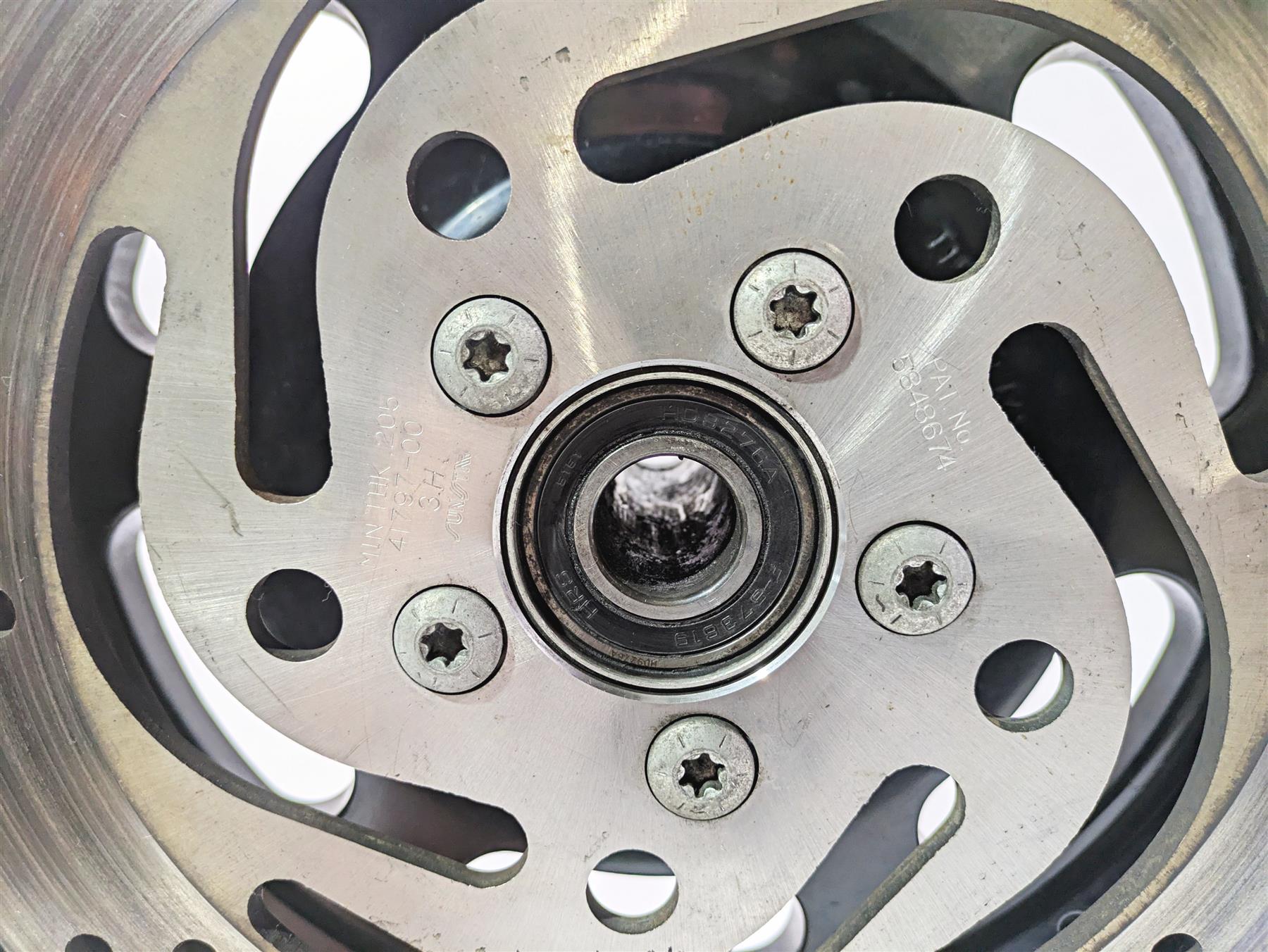 2014 Harley FXDF Dyna Fat Bob Rear Wheel Rim 16x5 Black - Read 40900261 {{ shop.shopifyCountryName }} - Mototech271