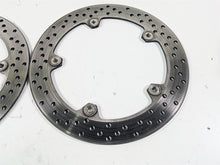 Load image into Gallery viewer, 2010 BMW R1200GS K25 Front Brake Disc Rotor Set 305mm 34117711427
