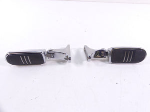 2010 Harley Touring FLHX Street Glide Rear Passenger Chrome Footpeg Set 49036-04